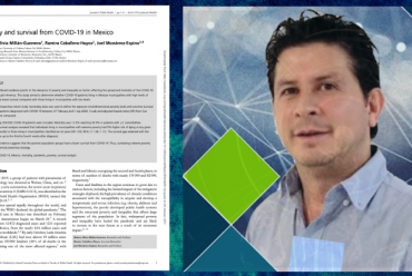 Poverty and survival from COVID-19 in Mexico – Publicación del Dr. Joel Monárrez-Espino